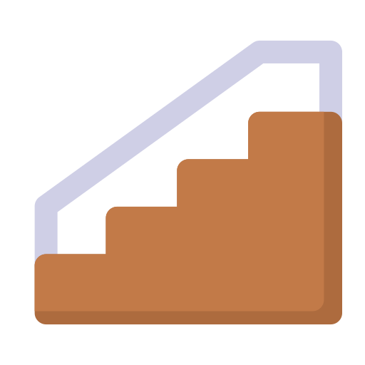 Лестница Generic Flat иконка