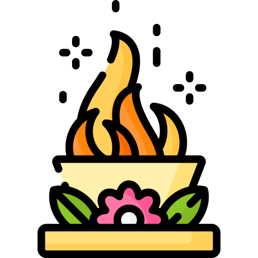 Agni pooja Special Lineal color icon