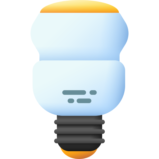 Light bulb 3D Color icon