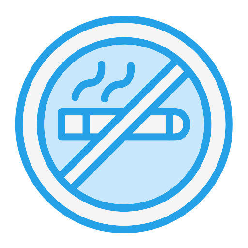 niet roken Generic Blue icoon