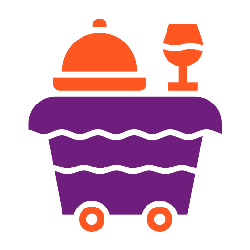 Food trolley Generic Flat icon