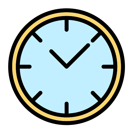 настенные часы Generic Outline Color иконка