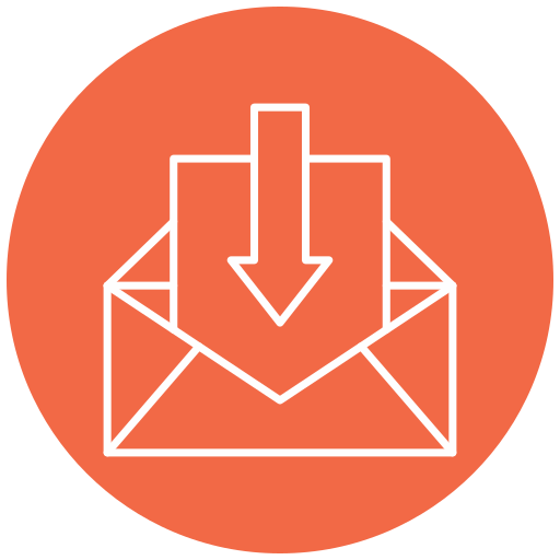 bandeja de entrada de correo Generic Flat icono