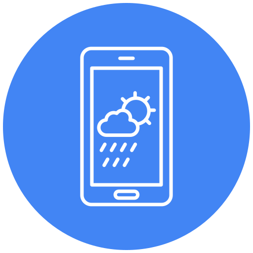 applicazione meteo Generic Flat icona