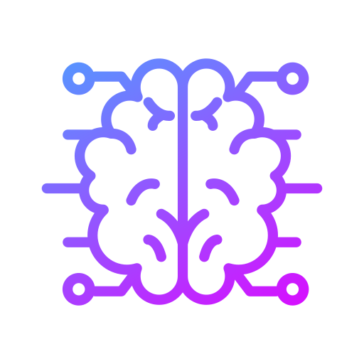Artificial intelligence Generic Gradient icon