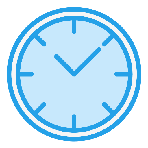 zegar ścienny Generic Blue ikona