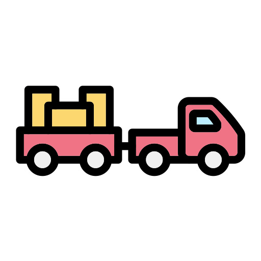 bagage vrachtwagen Generic Outline Color icoon