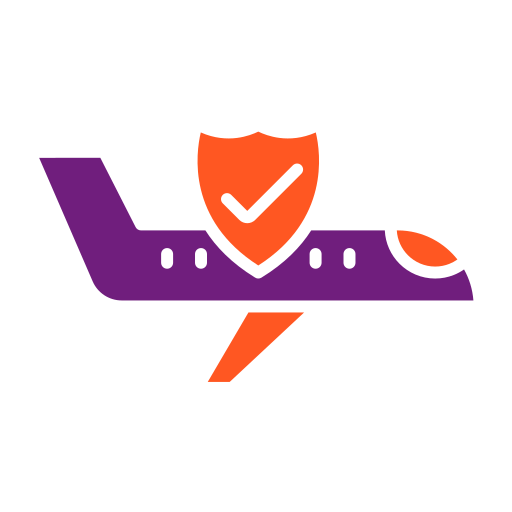 veilige vlucht Generic Flat icoon