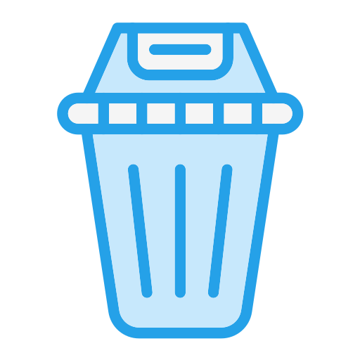 リサイクルビン Generic Blue icon