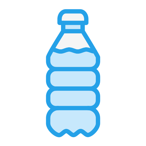 Plastic bottle Generic Blue icon