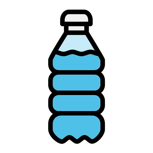 Пластиковая бутылка Generic Outline Color иконка