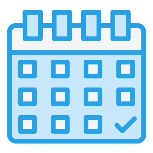 kalender Generic Blue icon