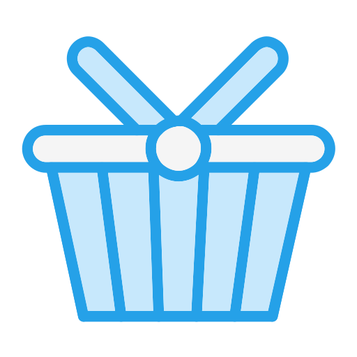 Shopping basket Generic Blue icon