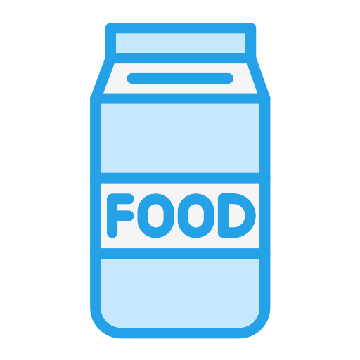 Paquete de alimentos Generic Blue icono