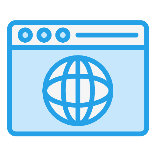 web browser Generic Blue icon