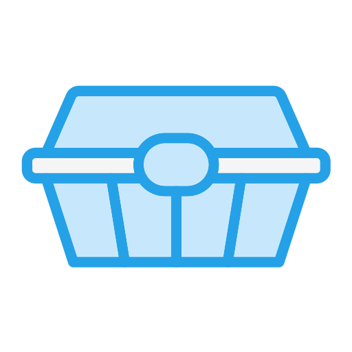 Lunch box Generic Blue icon