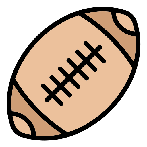 american football Generic Outline Color icon