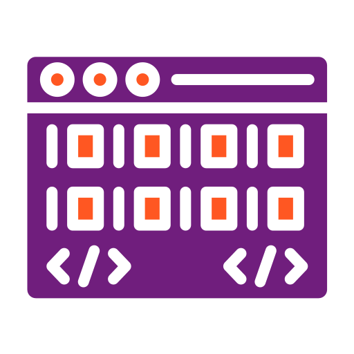 código binario Generic Flat icono