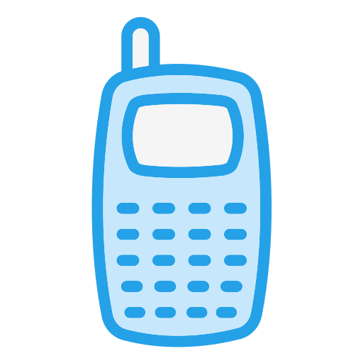 Phone Generic Blue icon