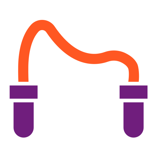 Прыжки со скакалкой Generic Flat иконка