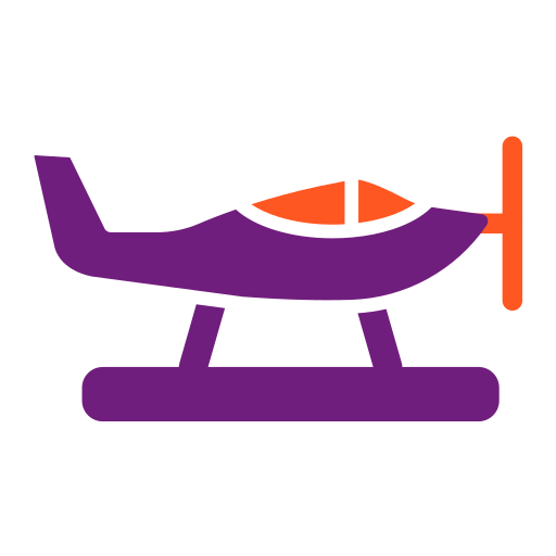 avión Generic Flat icono