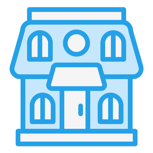 Doll house Generic Blue icon