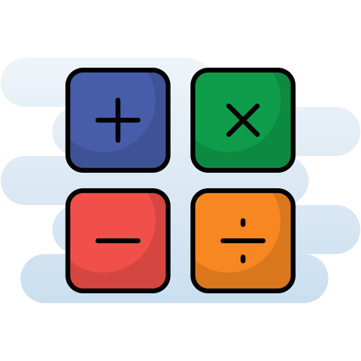 matemática Generic Rounded Shapes Ícone