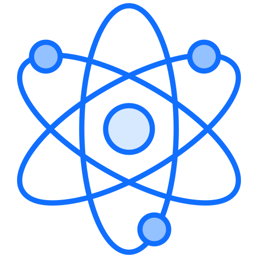 natuurkunde Generic Blue icoon