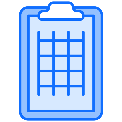 Work schedule Generic Blue icon