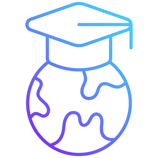 onderwijs op afstand Generic Gradient icoon