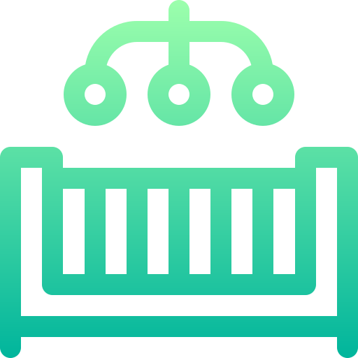Crib Basic Gradient Lineal color icon