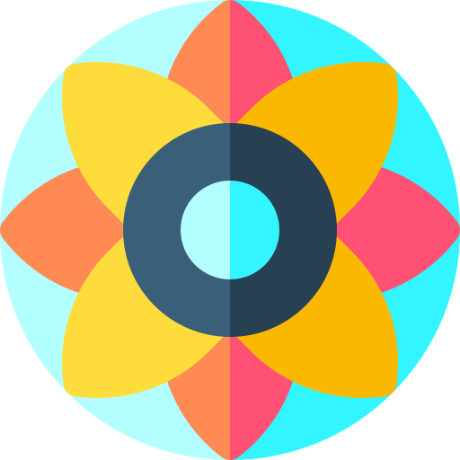 mandala Basic Rounded Flat icon