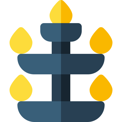 Öllampe Basic Rounded Flat icon