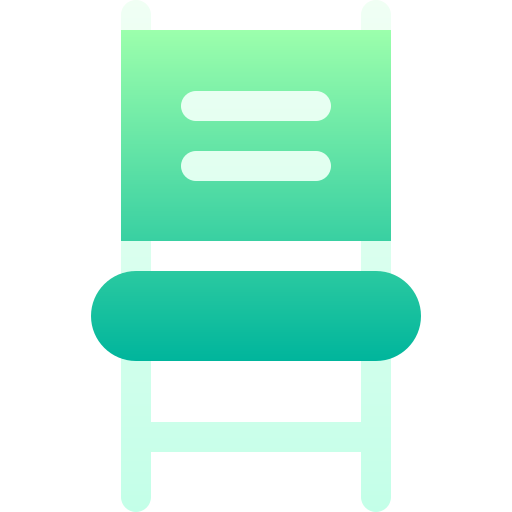 chaise Basic Gradient Gradient Icône