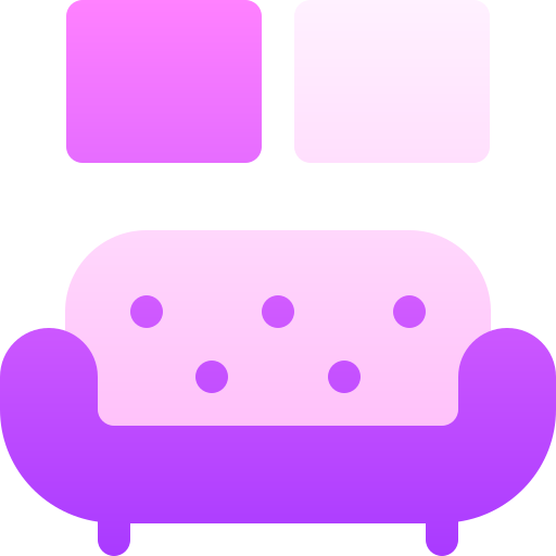 couch Basic Gradient Gradient icon