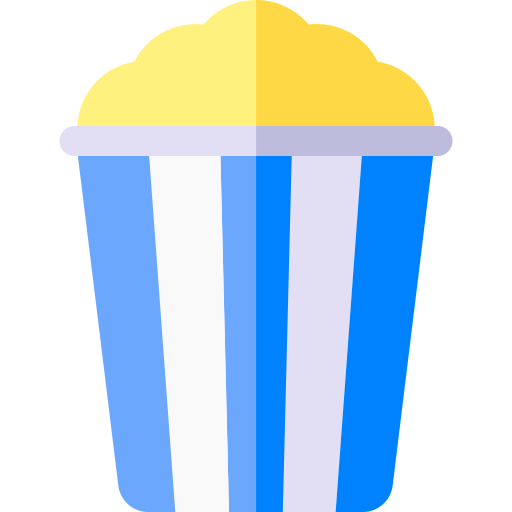 popcorn Basic Rounded Flat icon