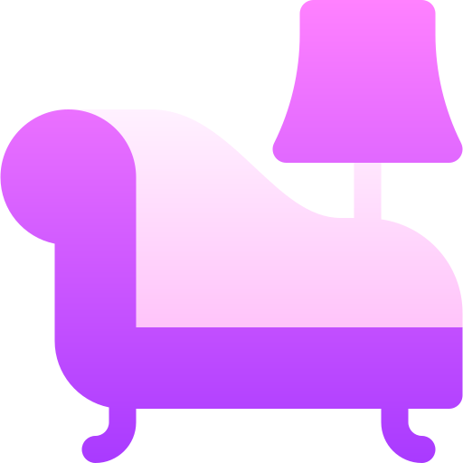 chaise longue Basic Gradient Gradient icono