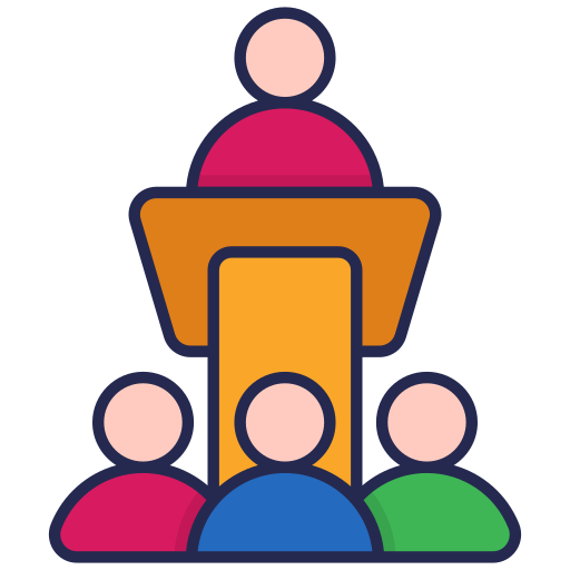 Seminar Generic Outline Color icon