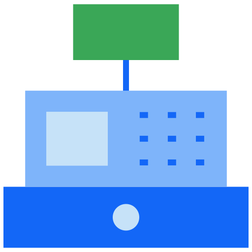 caja registradora Generic Flat icono