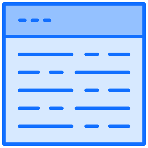 카피 라이팅 Generic Blue icon