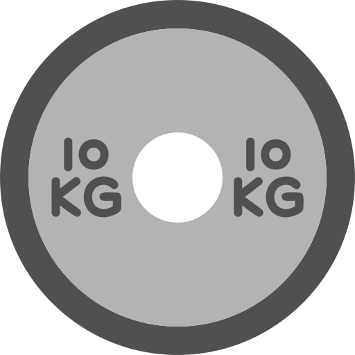 placas de peso Generic Grey icono