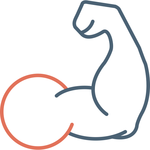 biceps Generic Outline Color ikona