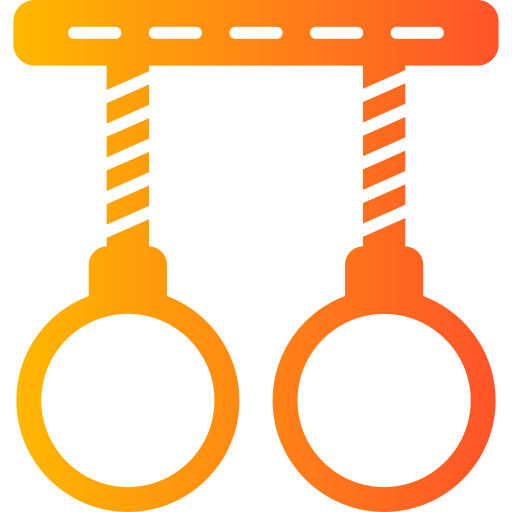 gymnastikringe Generic Flat Gradient icon