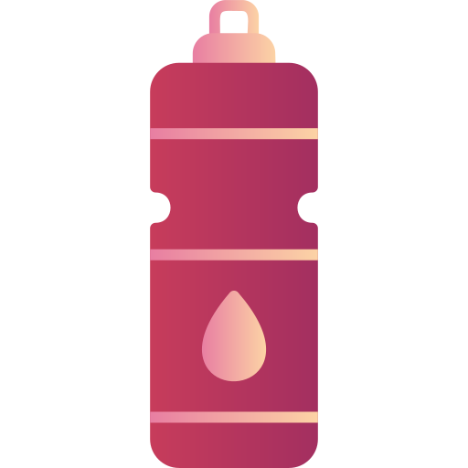 bottiglia d'acqua Generic Flat Gradient icona