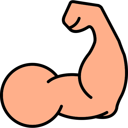 Bicep Generic Outline Color icon