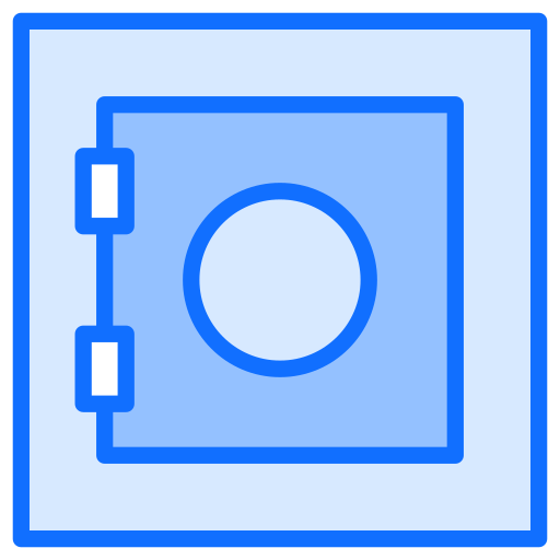 caja fuerte Generic Blue icono