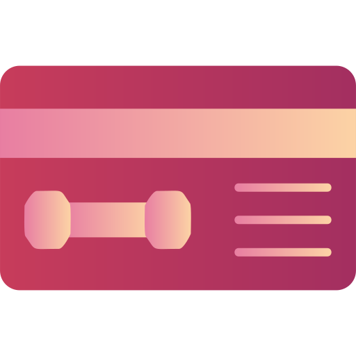 lidkaart Generic Flat Gradient icoon