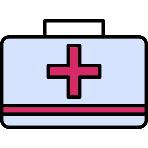 kit di pronto soccorso Generic Outline Color icona