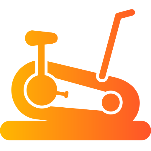 rower stacjonarny Generic Flat Gradient ikona