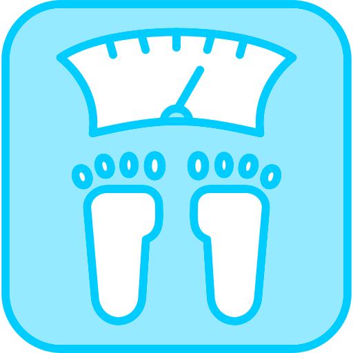 Weight Scale Generic Blue icon